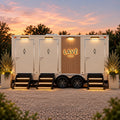 3-Stall Luxury Restroom Trailer Rental